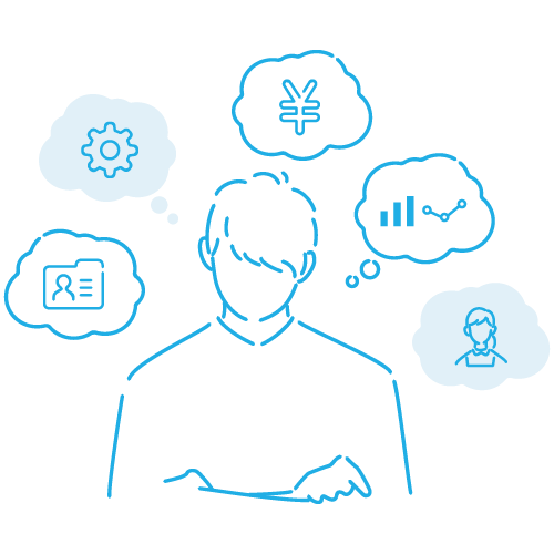 業務に集中できないイメージイラスト