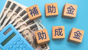 事業者向けの返済不要な資金調達方法である、補助金と助成金の違いを比較検討しているイメージ