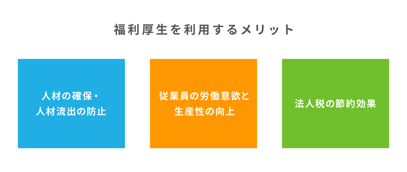 福利厚生を利用するメリット