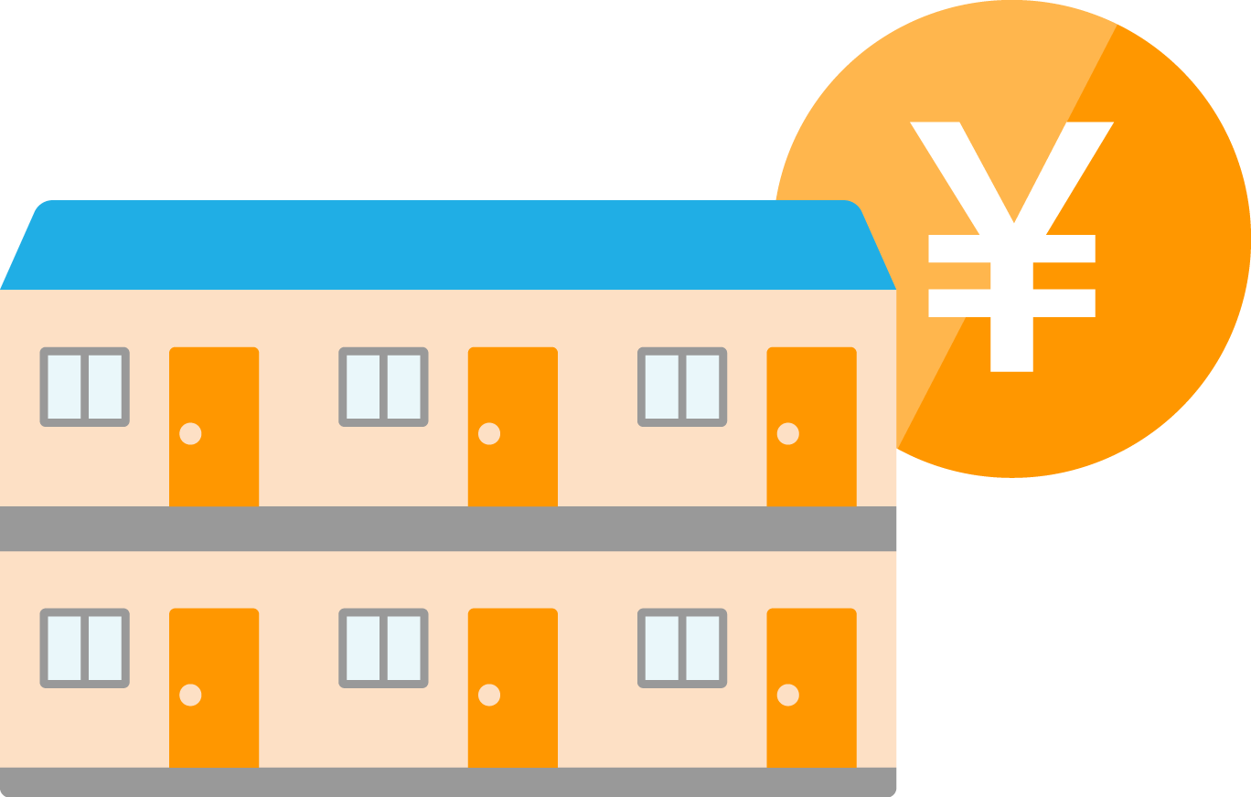 住居確保給付金のイメージイラスト