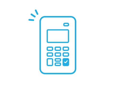 カードリーダーのイラスト