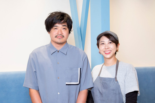 (株)ぺぺドルチェ 代表取締役 上村 匠 氏 / TAK CAFE 相模大塚店 店長兼シェフパティシエ 今井 奈津子 氏