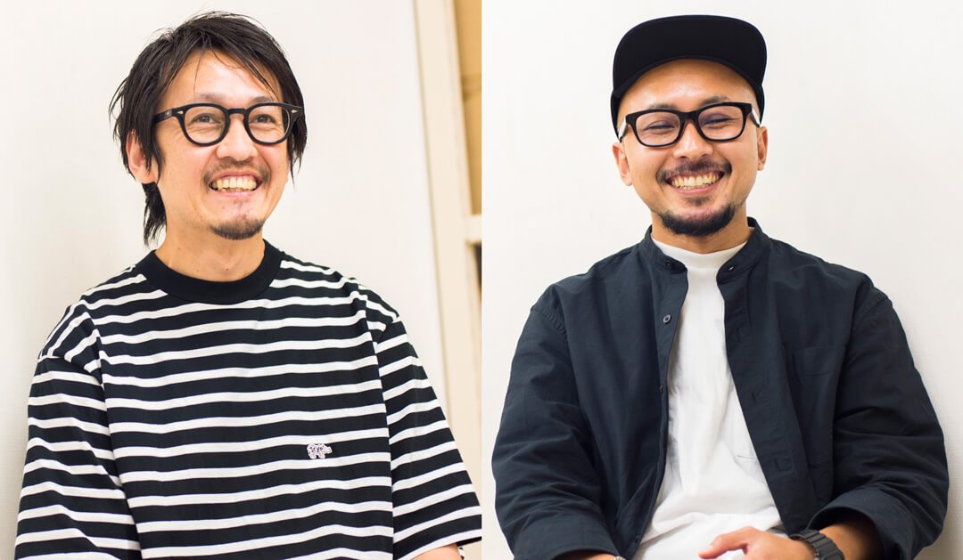 ㈱アンドモアの内田鉄平代表取締役(写真左)と谷耕平専務取締役(写真右)